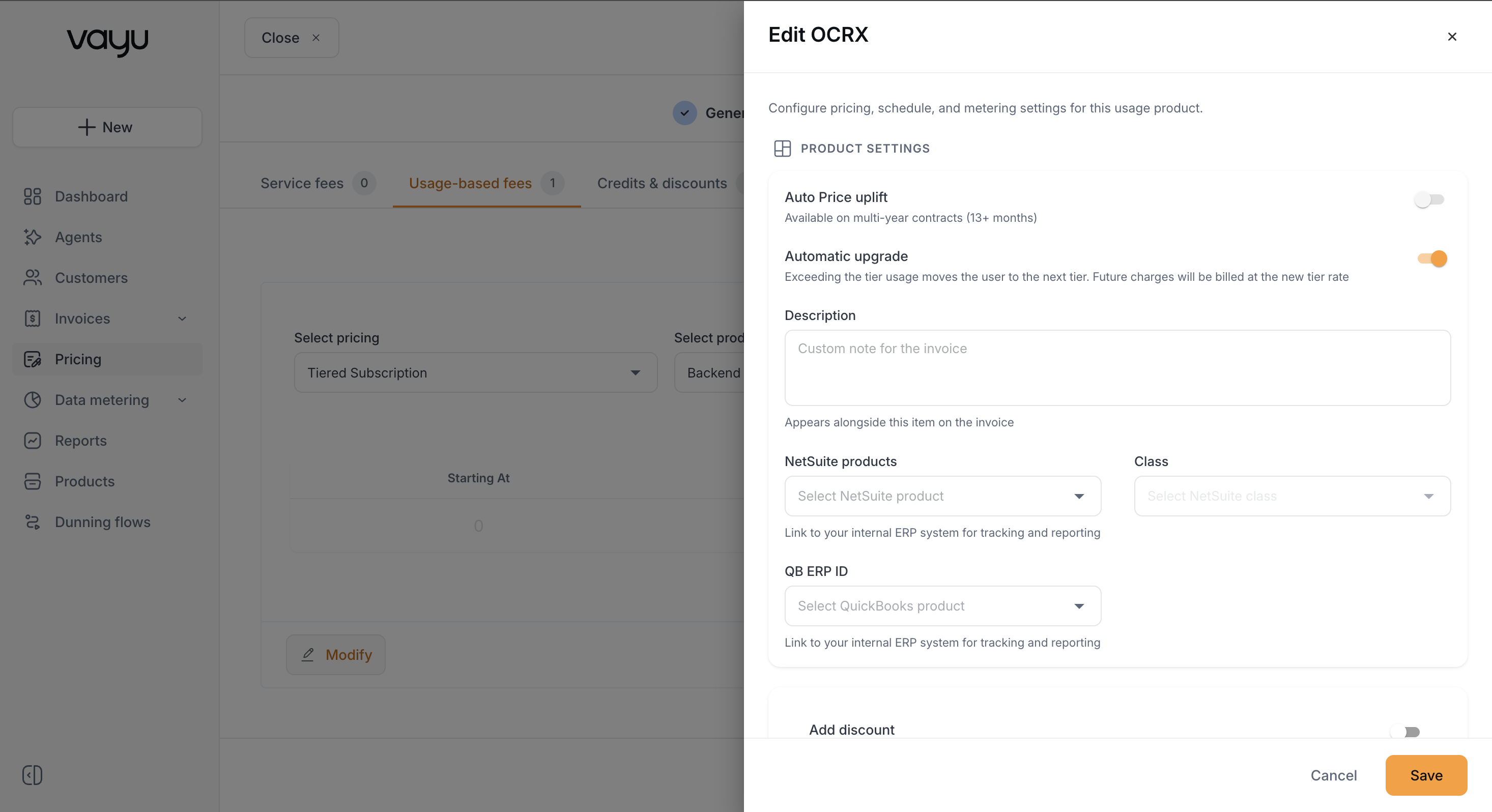 Tiered Subscription