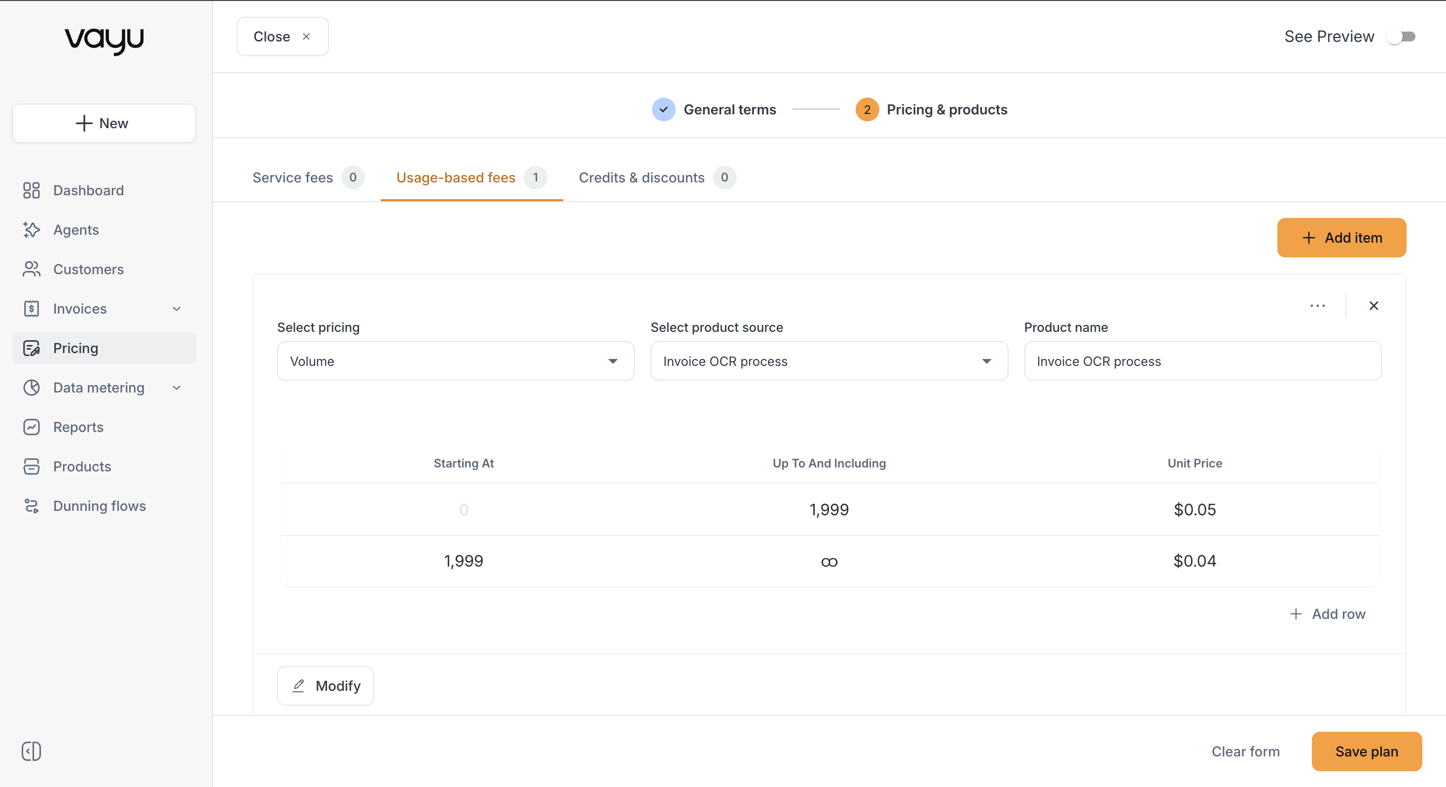 Volume Pricing